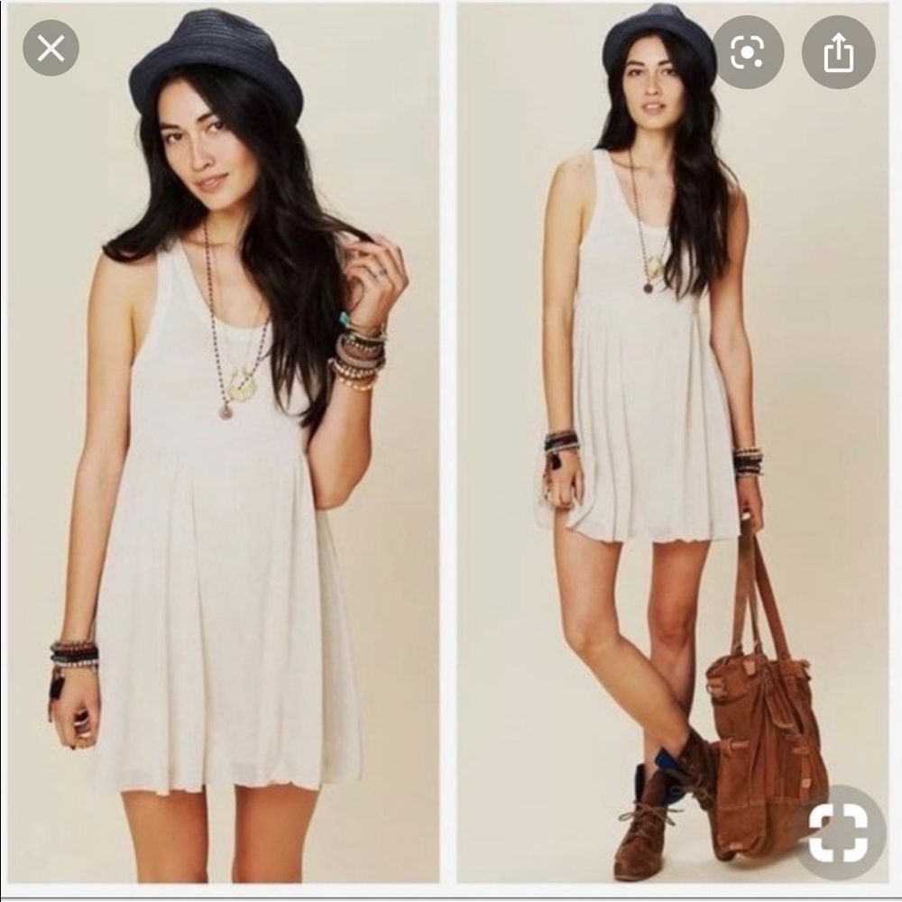 Free People Beach Shimmery Slip Dress